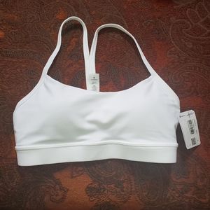 Flow Y White Lululemon Sports Bra Size 4